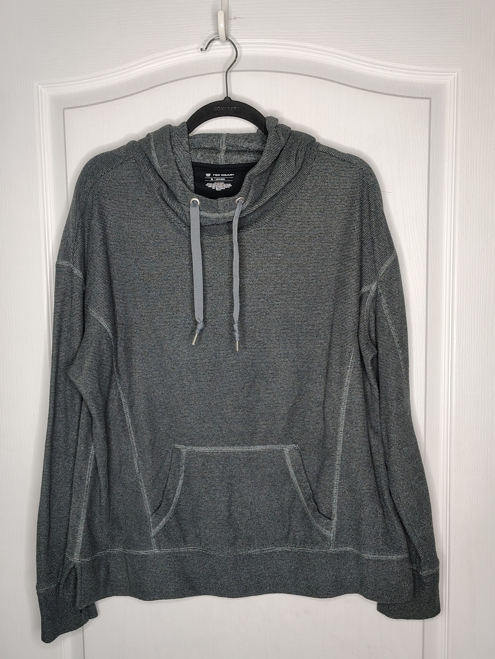 tek gear Women's Gray Pullover Hoodie Sweatshirt